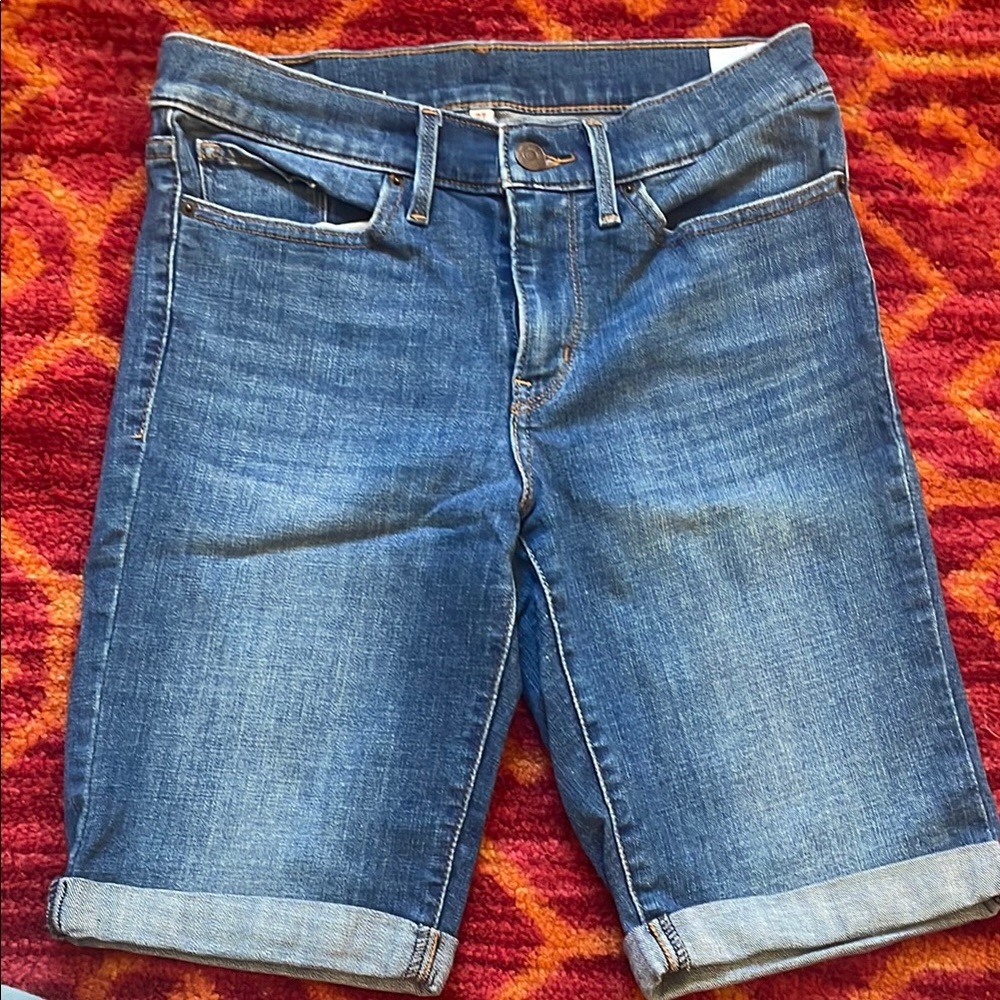 Levi's Women's Blue Denim Shorts